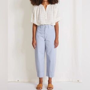 EUC Apiece Apart Mari Barrel Pants in Sky Blue